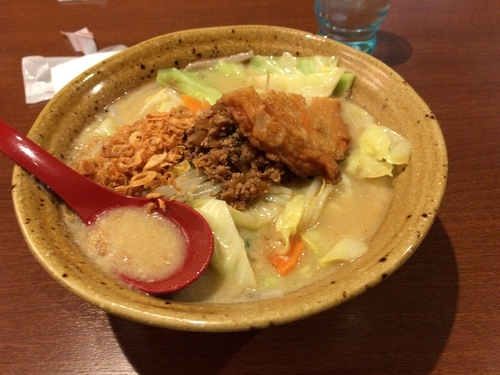 「九州麦味噌野菜らーめん」@麺場 田所商店 籠原店の写真