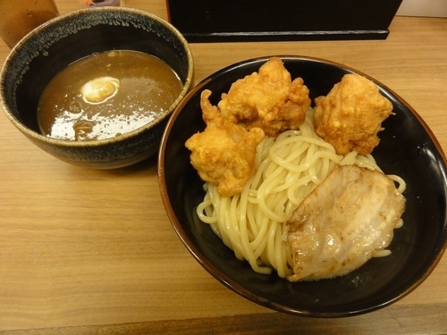 「からあげカレーつけ麺（1.5玉）」@つけ麺 いろはの写真