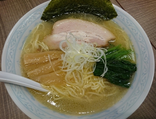 「海の塩中華そば」@東大和ラーメン大冬樹Season2の写真