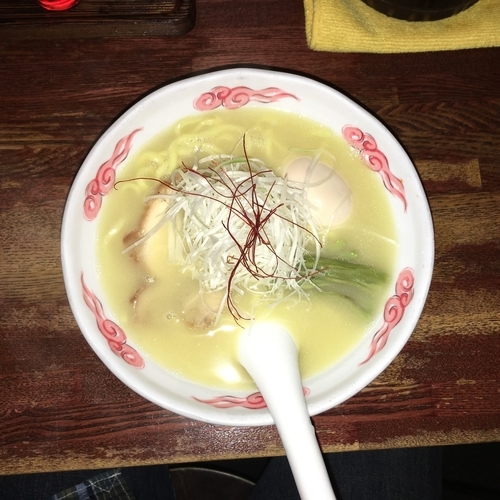「鶏白湯ラーメン」@麺・酒処 ぶらりの写真