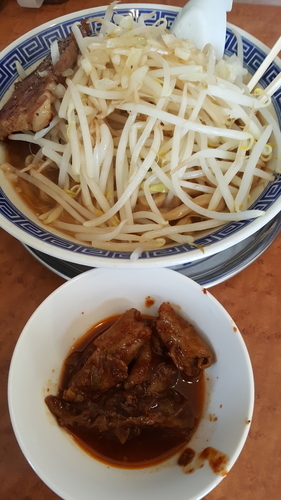 「雷神そば中盛」@雷神 角ふじの写真