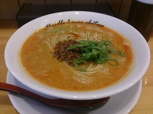 「担担麺+味付替玉」@麺庵ちとせの写真