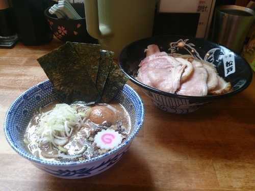 「特製つけそば(小)」@中華蕎麦 とみ田の写真