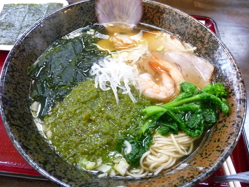 「【限定】メカブ潮麺」@天然だしラーメン 潮の音の写真