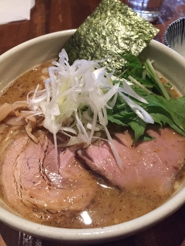 「濃い出汁麺 大盛り」@日本橋 製麺庵 なな蓮の写真