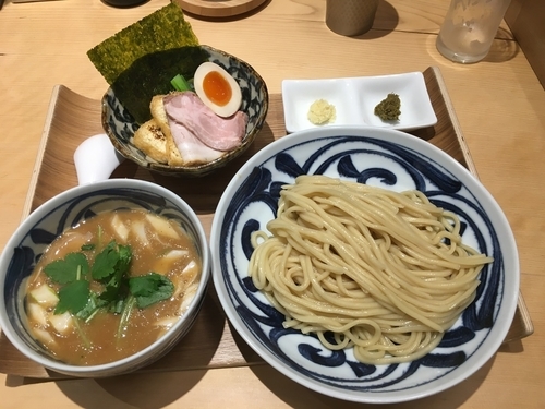 「酒粕濃厚つけそば (並盛) ¥1000」@銀座 風見の写真