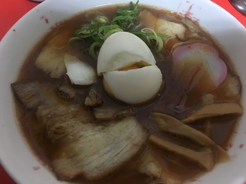 「特製中華そば ［ ゆで玉子 ］」@井出商店の写真