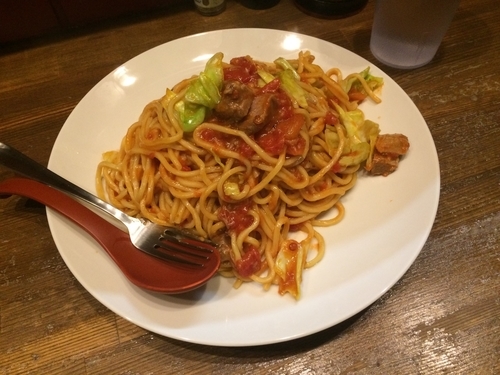 「ホロホロチャーシューのアラビアータ」@ラーメンアキラの写真