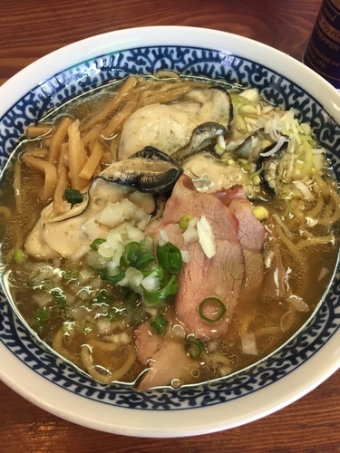 「カキの塩拉麺」@良温(Ra-on)の写真