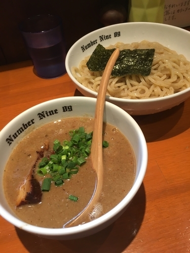 「濃厚つけ麺800円(熱盛)」@麺Dining Number Nine 09の写真