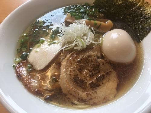 「あごそば醤油730円、味玉100円」@麺屋 雷 鶏’sの写真