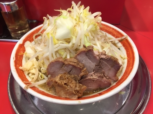「小ラーメン（ニンニク・ヤサイ）」@ラーメンタロー 五反田の陣の写真