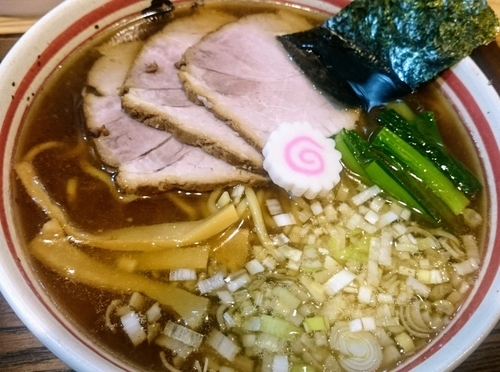 「ラーメン中＋追加チャーシュー」@人形町 兎屋の写真