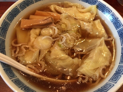 「ワンタンメン800円」@ラーメンかずやの写真