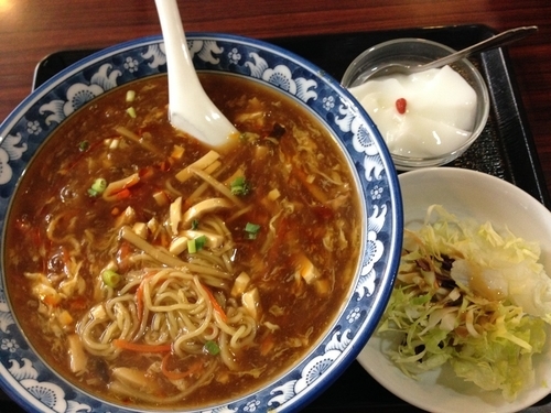 「サンラー麺(ランチメニュー)」@上海料理・四川料理 厨藝坊の写真