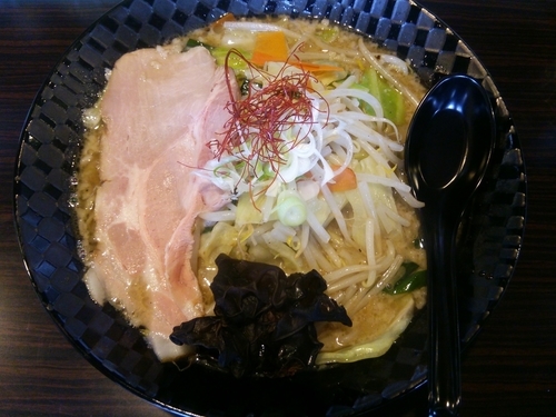 「前橋醤油タンメン＋大盛り」@麺屋 燦鶴の写真