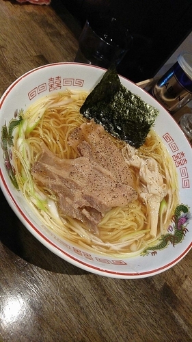 「限定『悪魔肉の王様中華そば 1.5玉(￥900)』」@元祖一条流がんこ 長津田分店の写真