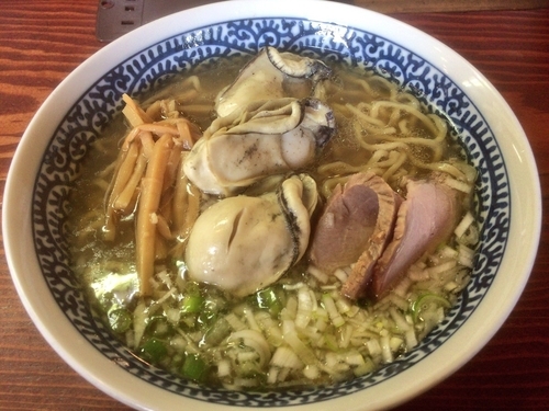 「カキの塩拉麺 850円」@良温(Ra-on)の写真