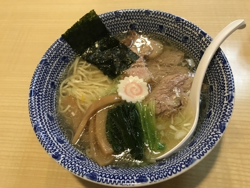 「塩中華そば 700円」@かみの屋の写真