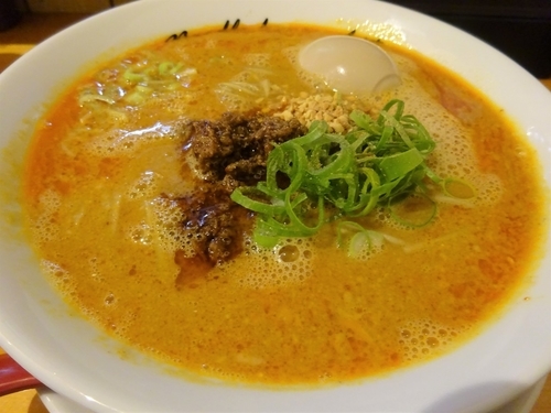 「担担麺 850円 ＋ 肉飯 200円」@麺庵ちとせの写真