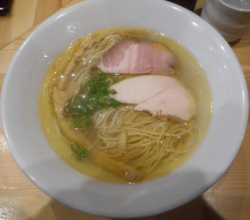 「塩そば　７８０円 -」@自家製麺 竜葵の写真