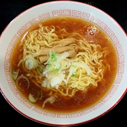 「かけラーメン 正油」@駅ナカ食堂 なの花の写真