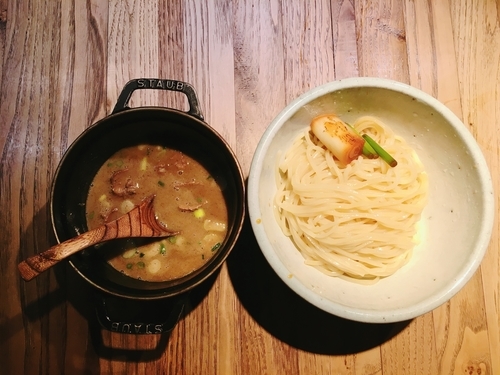 「もつそば」@和醸良麺 すがりの写真