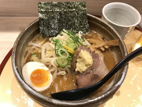 「炙り濃厚味噌 850円」@麺屋 音 別邸の写真