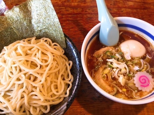 「特製つけ麺(中盛無料)」@常勝軒 かすみがうら店の写真