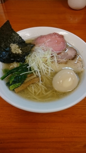 「魚介鶏だし塩らぁめん(特製)」@麺処 有彩の写真