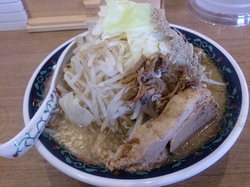 「ニボジロー 野菜増 麺大盛」@凌駕 IDÉAの写真