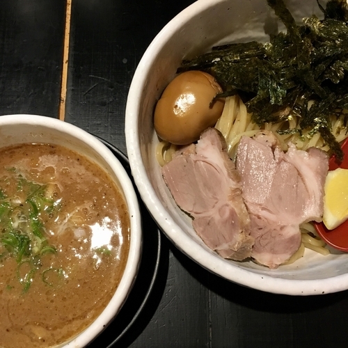 「特製牛モツつけ麺(1,100円)」@蔵木 松山店の写真