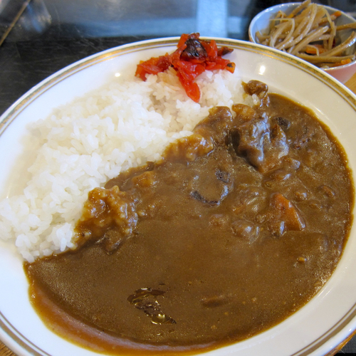「Cランチ カレーライス 800円」@ロッジ赤石の写真