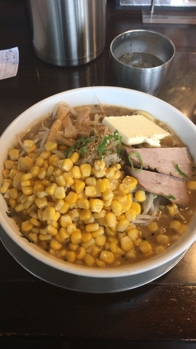 「味噌バターコーンらーめん 820円」@荒川らーめん魂あしらの写真