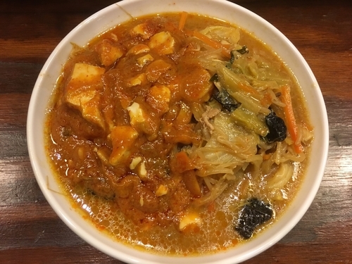 「ファイヤー味噌タンメン750円」@旨辛タンメン ファイヤーマウンテンの写真