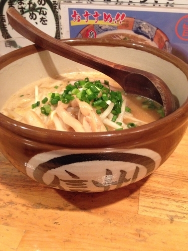 「信州みそらーめん ７４０円」@みそ膳 練馬店の写真