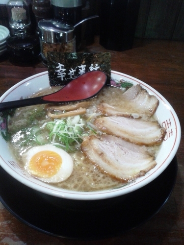 「しあわせラーメン Wこってり大盛り」@白馬童子 八尾店の写真