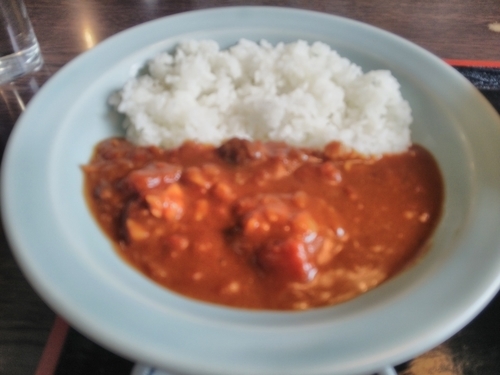 「鶏肉のカレー」@味処 やまぐちの写真