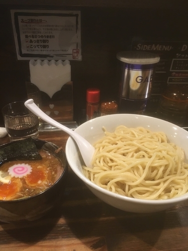 「特製つけ麺大盛」@麺座でんの写真