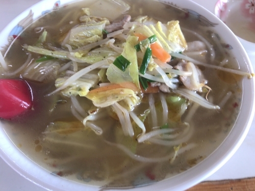 「タンメン800円」@かめたにラーメンの写真
