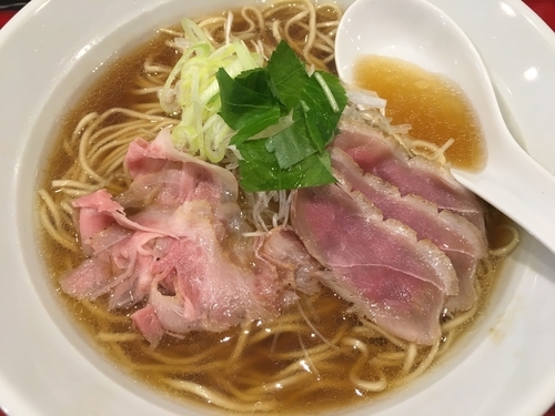 「醤油ラーメン」@鴨だしらーめん 鴨福の写真