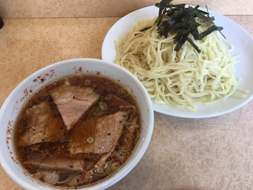 「焼豚つけらーめん 950円」@らーめん佐高の写真