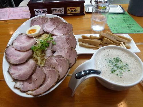 「スーパーつけ麺（中）チャーシューめんまトッピング」@俺のラーメンあっぱれ屋の写真
