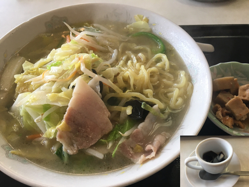 「タンメン700円」@中国料理 正華の写真