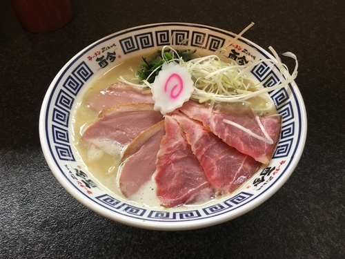 「濃厚鶏白湯塩そば」@ラーメンzikon 而今 中之島フェスティバルプラザ店の写真