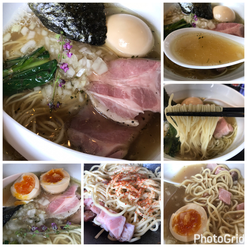 「塩煮干し味玉そば 850円 和え玉醤油200円」@陽はまたのぼるの写真