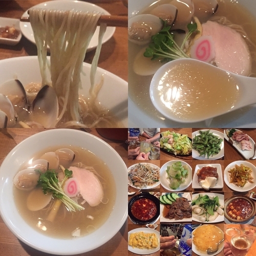 「はまぐり×桜えびラーメン(塩)1080円」@麺酒処 ふくろうの写真