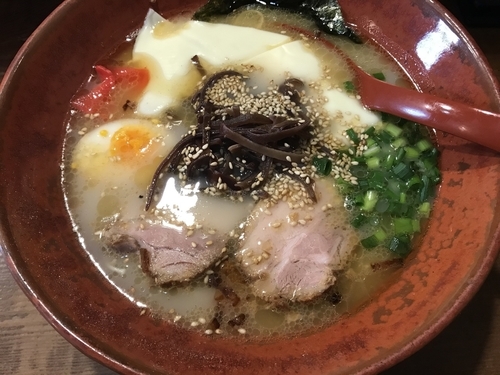 「ラーメン Wチーズ」@分田上の写真