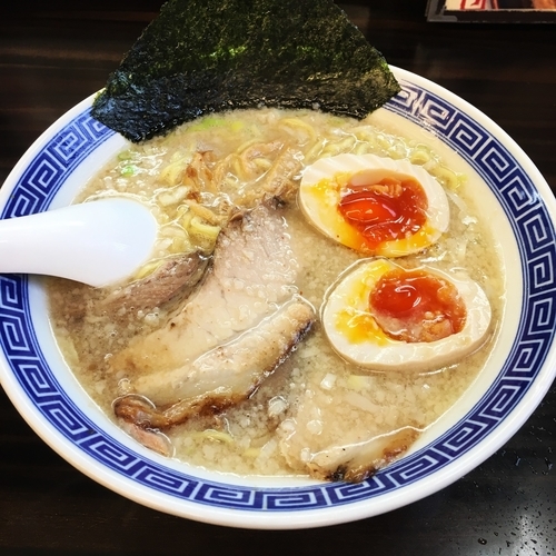 「煮卵ラーメン」@らーめん くり坊の写真