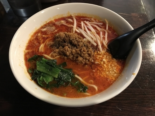 「担担麺」@自家製麺ほうきぼし 神田店の写真